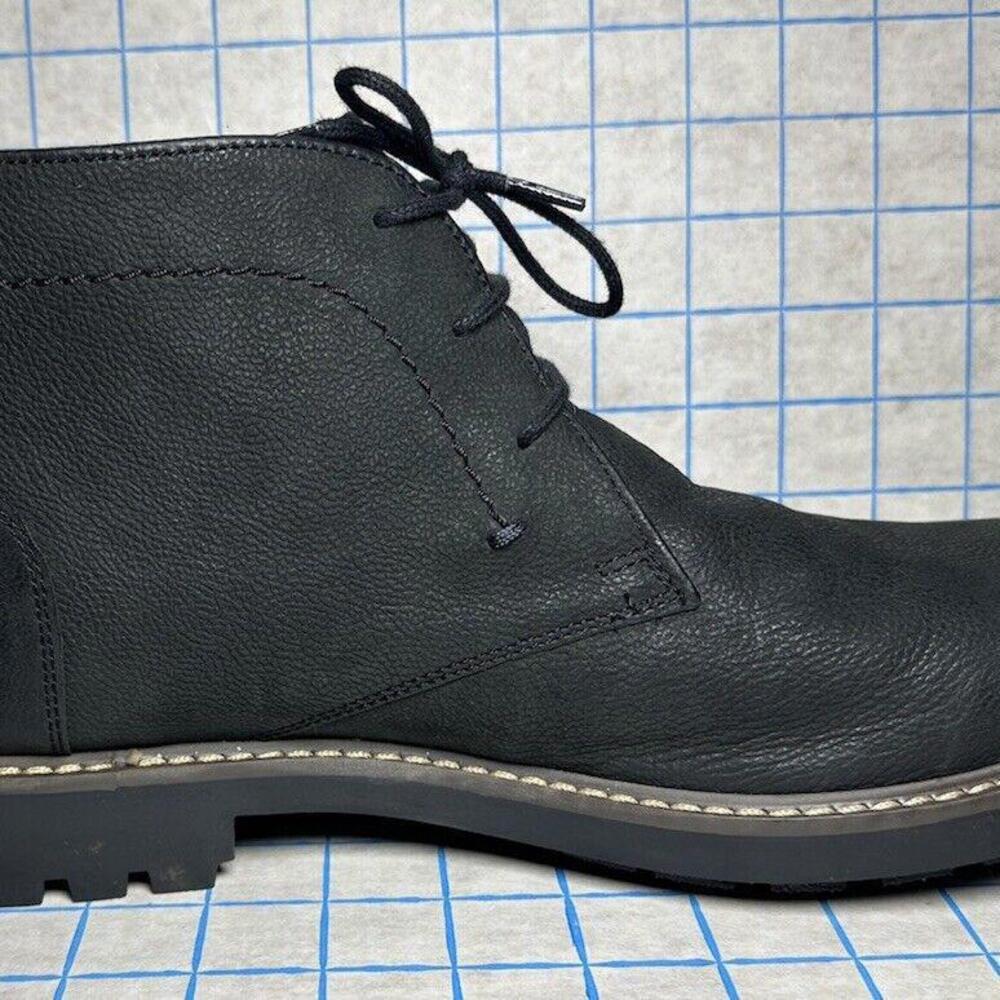 Florsheim Field Chukka Size 12M Mens Black Nubuck Lace Up Chukkas Boots